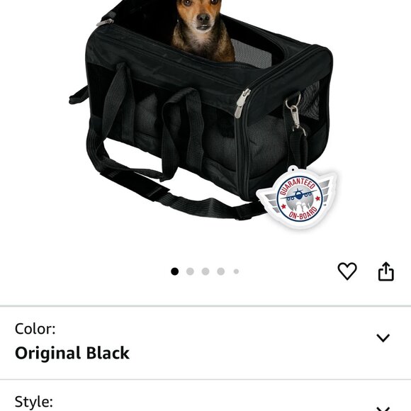 Sherpa Deluxe Pet Carrier size M - Picture 3 of 4